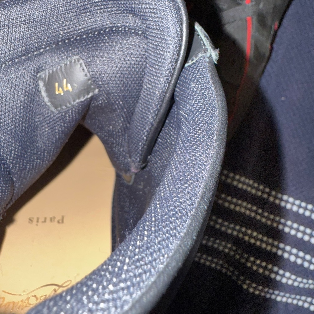 Christian Louboutin Black and Red Sneakers with Chunky Sole - Picture 7 of 7